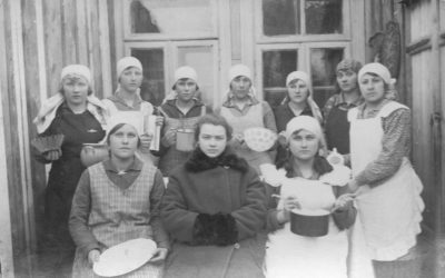 Kurs gotowania w Raczkach. Lata 30. Kurs gotowania w Raczkach. Lata 30.