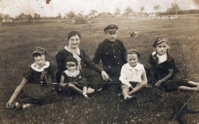 Rodzina kolejarska Matyjów z Raczek. Lata 20. Rodzina kolejarska Matyjów z Raczek. Lata 20.